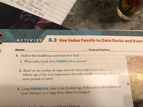 activity 8.3 absolute dating of rocks and fossils
